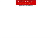 Tablet Screenshot of launfalschool.com